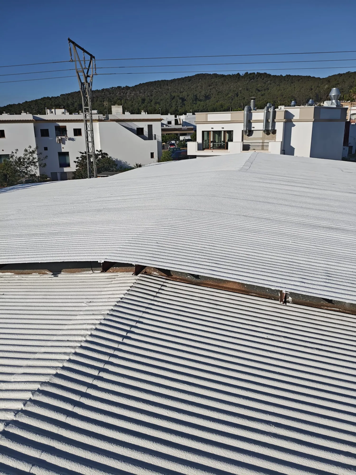 Techo frío en una cubierta de Ibiza — 1